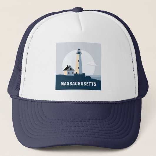 Massachusetts, USA Truckerkappe (Vorderseite)