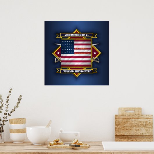 Massachusetts V.I. Poster (Küche)