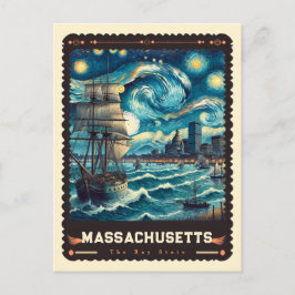 Massachusetts | Vincent Van Gogh Inspiriert Postkarte