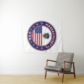 Massachusetts Wandteppich (Beispiel (Horizontal))