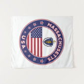 Massachusetts Wandteppich (Vorderseite (Horizontal))