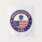 Massachusetts Wandteppich (Vorderseite)