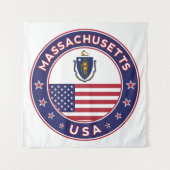Massachusetts Wandteppich (Vorderseite)