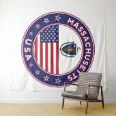 Massachusetts Wandteppich (Beispiel (Horizontal))
