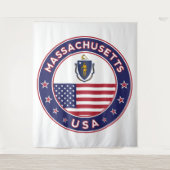 Massachusetts Wandteppich (Vorderseite)