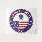 Massachusetts Wandteppich (Vorderseite (Horizontal))