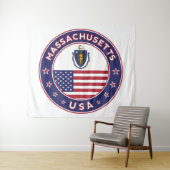 Massachusetts Wandteppich (Beispiel (Horizontal))
