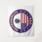 Massachusetts Wandteppich (Vorderseite)