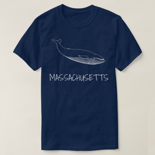 MASSACHUSETTS Whale Watching Whale quotes T-Shirt (Design vorne)