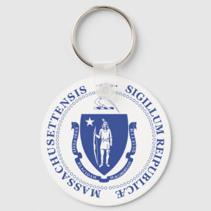 Massachusetts-Zeichen Schlüsselanhänger