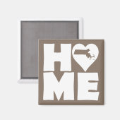 Massachusetts Zuhause Heart Staat Kühlschrankmagne Magnet (Vorderseite/Rückseite)