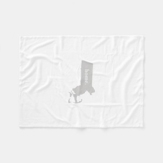 Massachusetts-Zuhause-Staat Fleecedecke (Vorderseite (Horizontal))