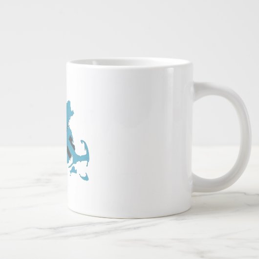 Massachusetts Zuhause Staat Jumbo-Tasse (Rechts)