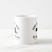 Massachusetts Zuhause Sweet Zuhause Family Monogra Kaffeetasse (Mittel)