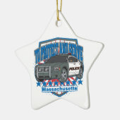 Massachusetts, zum des Polizeiwagens zu schützen Keramikornament (Links)