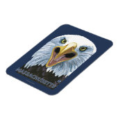 MassachusettsAdler Nah Magnet (Linke Seite)