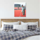 MassachusettsCranberry Bog Harvest Leinwanddruck (Insitu (Schlafzimmer))