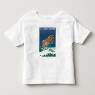 MassachusettsCuttlefish Szene Kleinkind T-shirt