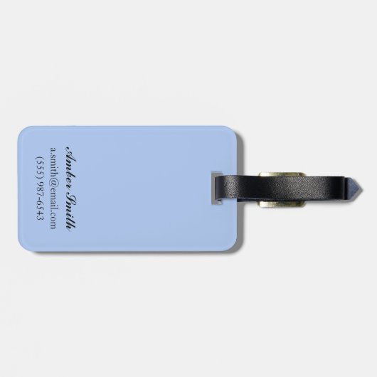 MassachusettsHowling Wolf Gepäckanhänger (Rückseite horizontal)