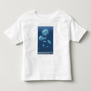 MassachusettsJellyfish Szene Kleinkind T-shirt