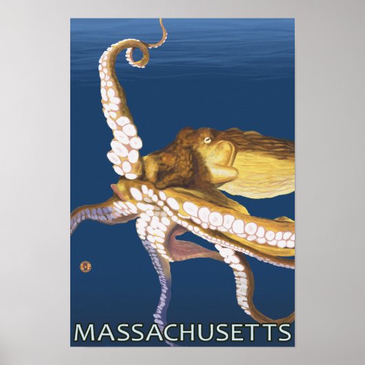 MassachusettsOktopuszene Poster (Vorne)