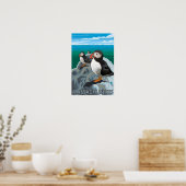 MassachusettsPuffinszenierung Poster (Küche)