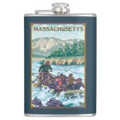 MassachusettsRiver, das Szene flößt Flachmann (Vorderseite)