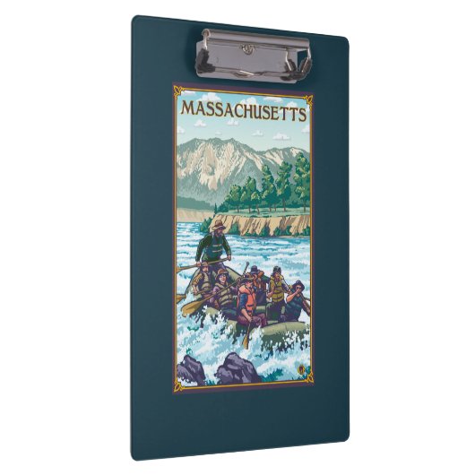 MassachusettsRiver, das Szene flößt Klemmbrett (Rechts)