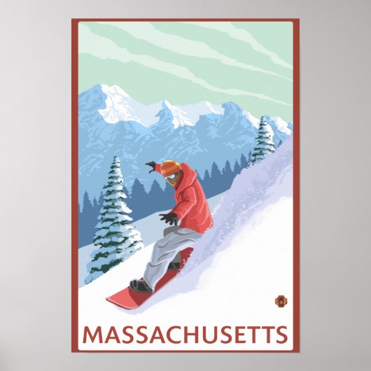 MassachusettsSnowboarder Scene Poster (Vorne)
