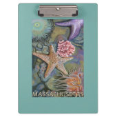 MassachusettsTidepool Szene Klemmbrett (Vorderseite)