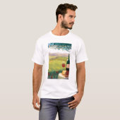 MassachusettsWine Land-Szene T-Shirt (Vorne ganz)