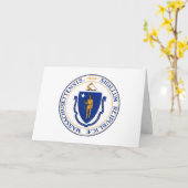 Massachusite Seal, Seal of Massachusetts Karte (Gelbe Blume)