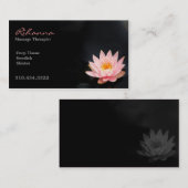 Massage 101 visitenkarte (Vorne/Hinten)