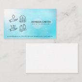 Massage | Akupunktur Visitenkarte (Vorne/Hinten)