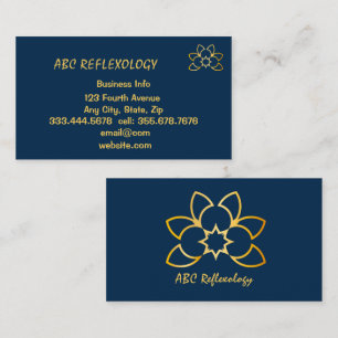 MASSAGE Alternative holistische REFLEXOLOGIE Visitenkarte