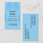 Massage/ Chiropractor Business Card/ Blau Visitenkarte (Vorne/Hinten)