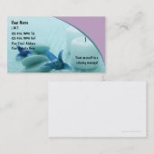 Massage Einzigartiges Design Visitenkarte (Vorne/Hinten)