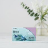 Massage Einzigartiges Design Visitenkarte (Stehend Vorderseite)