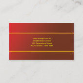 Massage-/Entspannungs-Visitenkarte Visitenkarte (Rückseite)