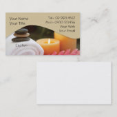 Massage-/Entspannungs-Visitenkarte Visitenkarte (Vorne/Hinten)