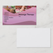 Massage-/Entspannungs-Visitenkarte Visitenkarte (Vorne/Hinten)