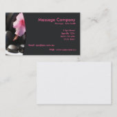 Massage-/Entspannungs-Visitenkarte Visitenkarte (Vorne/Hinten)