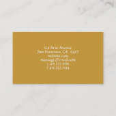 Massage entsteint II Visitenkarte (Rückseite)