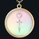 *~* Massage Frau - Mond Sun Nirvana Yoga Reiki Vergoldete Kette<br><div class="desc">Rund Gold platzierte metaphysische Spirituelle Neue Age Halskette. JEWELRY MIT INTENTION (R) - Energetisch Enhanced Juwelierhalskette rund und gelb goldplattiert. Seit 2001 habe ich als beruflicher spiritueller Energiehelfer den Power der Heilabsicht gelernt, entwickelt und genutzt. Alle meine JEWELRY MIT ABSICHT (R) tragen die heilende Energie der positiven Manifestation. Dieser JEWELRY...</div>