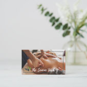 Massage für Frauen Visitenkarte (Stehend Vorderseite)