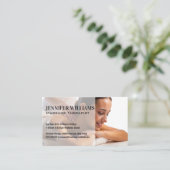 Massage für Frauen | Wellness-Center Visitenkarte (Stehend Vorderseite)