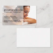 Massage für Frauen | Wellness-Center Visitenkarte (Vorne/Hinten)