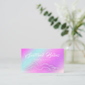 Massage für WELLNESS-CENTER-Holografie-Logos nach  Visitenkarte (Stehend Vorderseite)
