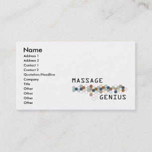 Massage-Genie Visitenkarte