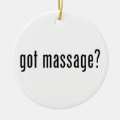 Massage got? keramik ornament (Vorne)